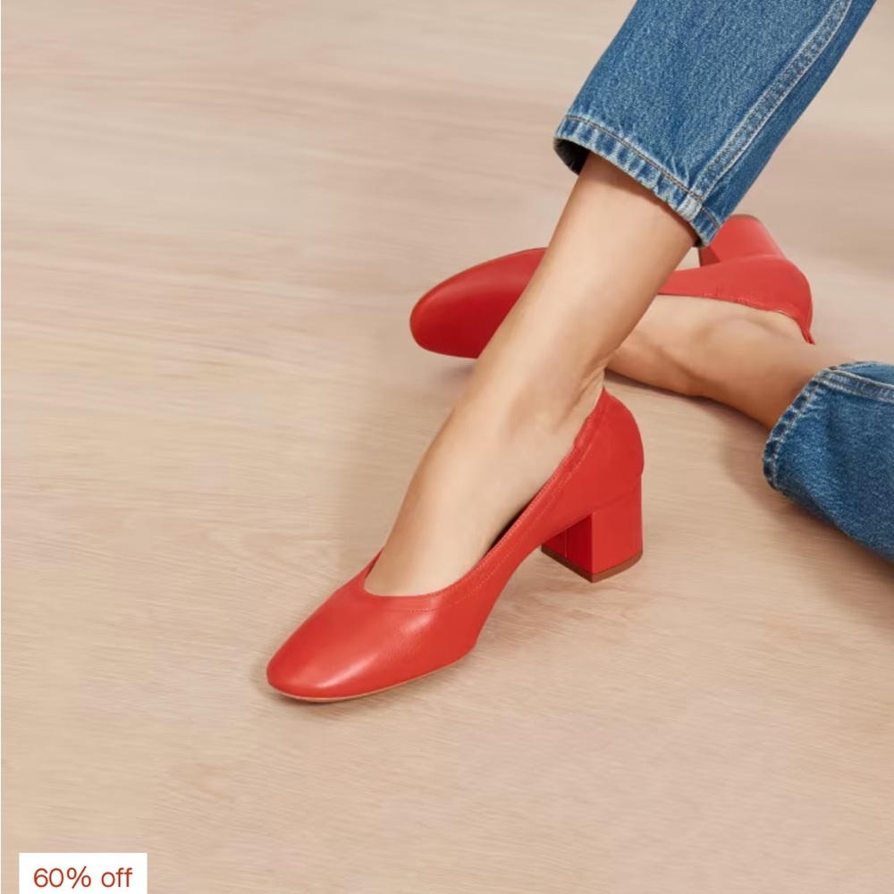 Everlane Day Heel Red